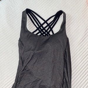 Lululemon Grey Free to be Wild Tank Size 2